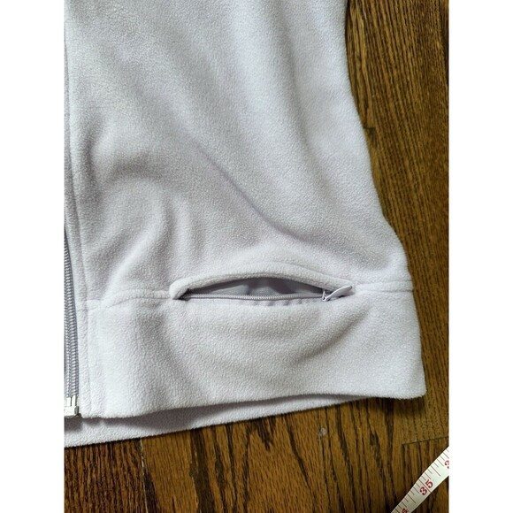 NIKE Girls ThermaFit Fleece Vest‎ Size XL Full Zip Light Purple Zip Pockets EUC - Picture 6 of 9